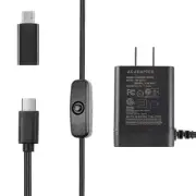 5.1V 3A Power Supply Compatible with Raspberry Pi 4 ON/Off Switch, USB-C Pi 4...