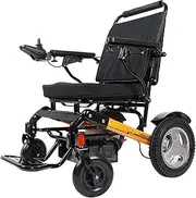 Fold & Travel Lightweight Electric Wheelchair Motor Motorized Wheelchairs Electric Power Scooter Aviation Travel Safe Heavy Duty Mobility Aids