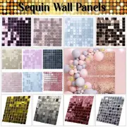 Glitter Sequin Wall Panel Birthday Party Backdrop Luxurious Venue Shimmer Wall