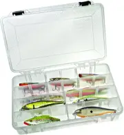 Plano Deep Hydro-Flo Stowaway 3700 - Clear Tackle Box - 437300