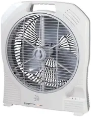 Katabat 14inch AC 12VDC Adaptor with LED Light Rechargeable Oscillating Fan
