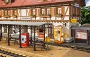 331745 Pola G scale Kit of Train Station Accessory - NEW