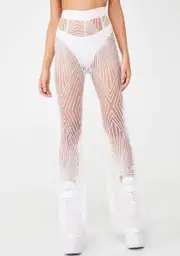 [Elsie & Fred] Sugar Walking In Memphis Glitter Flares