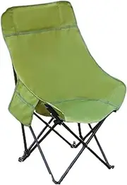Camping Chair, Lightweight Folding Camping Chairs for Adults, Portable Camp Chairs with Side Storage Bag for Outdoor, Picnic, Beach, Backpacking, Garden, Fishing(Army Green)