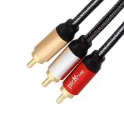 16.4FT 3RCA Audio Male to 3RCA Male Cable RCA Stereo Audio Interconnect Cable