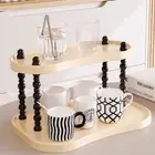 2/3 Layers Desktop Storage Rack Elegant Spice Bottles Cans Holder Bathroom