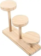 ANDRESLAD Wooden Cake Serving Stand Tiered Display Stand for Jewelry Dessert Macaron Sturdy