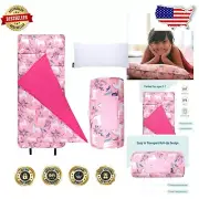 Magical Unicorn Nap Mat with Pillow - Perfect for Kids' Sleepovers & Daycare