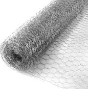Chicken Wire Net, Galvanized Hexagonal Wire Mesh for Craft Projects Home Use Gar