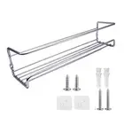 Waterproof Kitchen Rack Strong Load-bearing Spice Shelf Rust-proof Wall Mounted
