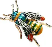 [TEMPNAP] 2 Pcs Unique Little Bee Brooch Alloy Brooch Cartoon Animal Pin Bee Clothing Badge Elegant for Family Friends