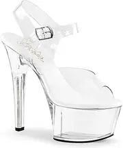 [Pleaser] Womens Asp608/c/m Asp608/C/M Transparent Size: