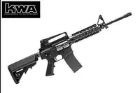 在飛比找Yahoo!奇摩拍賣優惠-KWA M4 RIS 電動槍 超值全配