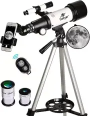 Telescope 70mm Aperture 400mm AZ Mount Astronomical Refracting Telescope for
