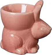 Egg Cups for Soft Boiled Eggs - Ceramic Easter Bunny Porcelain Egg Cup | Egg Stand for Dinner Dinning Room Table Centerpiece Décor