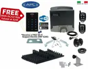 APC Automatic Electric Sliding Gate Kit Italian Made Motor With FREE WiFi Keypad