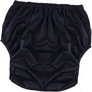 Adult Diaper Diaper Pants Wear Resistant Washable Waterproof Soft Undewears for Senior People Old People Woman and Man, Black S