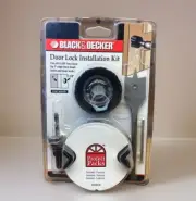 NEW Black & Decker Door Lock Installation Kit 2 1/8” X 1” Deadbolts And Locks