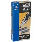 Pilot BPS-GP Ballpoint Pen 1.0mm Black 12 Pack