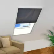 Plisse Insect Screen for Windows 80x120 cm Easy Install Aluminium Mesh