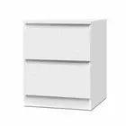 New Bedside Table Cabinet Lamp Side Tables Drawers Nightstand Unit White