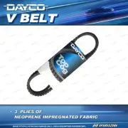 Dayco Air Pump Belt for Leyland Mini Moke 1.0L 1.1L 1.3L 4CYL Length 660mm