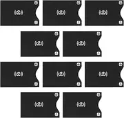 [QCCAN] RFID Blocking Sleeves 10pcs, NFC Contactless Bank Debit Credit Card Protector ID ATM Guard Card Blocker