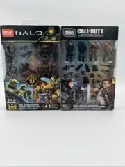 Pair Of Mega Construx Halo And Call Of Duty Set