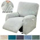 4 Pieces/set Jacquard ReclinerFunctional SofaCover Armchair Cover Side Pocket
