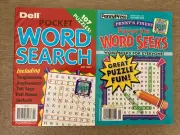 Lot of 2 Dell Penny Press Word Search Puzzle Books Penny's Finest Seek Find A64