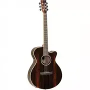 Tanglewood Discovery Acoustic Guitar Exotic Superfolk Cutaway All Ebony