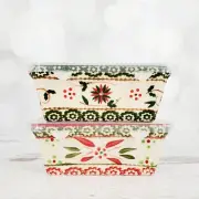 Temptations by Tara Christmas 12oz Mini Loaf Pan With Plastic Lids | Set of 2