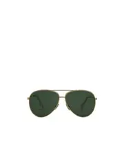 METAL FRAME 02 SUNGLASSES IN METAL WITH MINERAL GLASS LENSES One size golden
