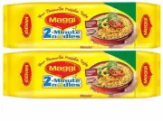 2 Packs x Maggi 2 Minutes Noodles Masala, 560g- maggi real taste Indian snack