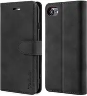 TOHULLE Case for iPhone 7 iPhone 8 iPhone SE 2020, Premium Leather Wallet Case with Card Holder Kickstand Magnetic Closure Flip Folio Case Cover Compatible with iPhone 7/8/SE 2020 - Black
