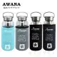 AWANA手提鋼蓋玻璃瓶-1000ml-2入組