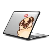 MacBook Air 13-inch (M1 / Intel) Impact Case Puglie Pug Lickie
