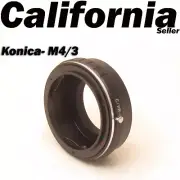 Konica AR to M4/3 Adapter Mount Lens DMC-G1, DMC-GH1, DMC-GF1, AG-AF100 Lumix