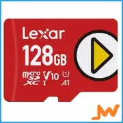 Lexar PLAY 128GB MicroSDXC Class 10 U3 V30 Memory Card