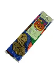 C&F Trading Mini Flag 12" X 16" Halloween Jack O Lantern Pumpkin Leaves New