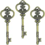 20Pcs 3.3 Inch Large Antique Skeleton Keys Bulk Charms in Vintage Style DIY Jewe