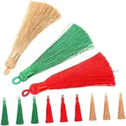 OSALADI 1set Tassel Bookmarks DIY Craft Accessories for Graduation Souvenirs Soft Tassel Pendants for Keychains Bags and Fan Decorations 12pcs