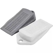 3Pcs Thick Rubber Wedge Door Stoppers Floor Carpet Heavy Duty Door Stop Security