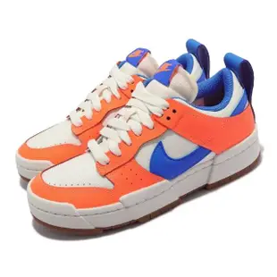 【NIKE 耐吉】休閒鞋 Dunk Low Disrupt 女鞋 基本款 解構 質感 舒適 球鞋穿搭 橘 藍(CK6654-104)