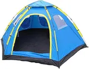 Leona Co 6 Person Pop-Up Camping Tent Automatic Instant Easy Quick Setup Portable Family Cabin Tent Waterproof Windproof for Camping Hiking Mountaineering