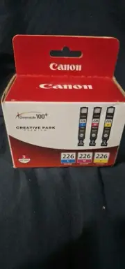 Canon CLI-8 ChromaLife 100 3 Pack Cyan Magenta Yellow New In Sealed Box