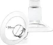 MOOMentaneous Breast Pump Shields Flanges 30mm Compatible with Medela Breast Pumps PersonalFit, Maxflow, Freestyle Flex Swing Maxi Connector