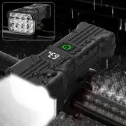 1800mAh Waterproof Bicycle Bike Lights Super Bright Front Rear Rechargeable Set