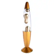 MDI Metallic Motion Lava Lamp Home Decorative Mood Light Display 41cm Gold