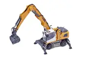 Conrad 2947 Liebherr LH24 Material Handler w/Concrete Shears - Yellow 1/50 MIB